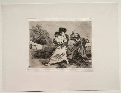 The Horrors of War: They Don't Like It, by Francisco Goya