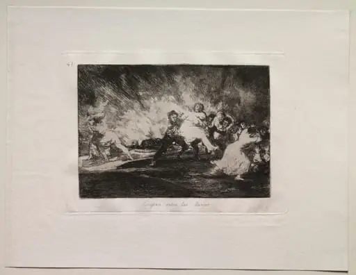The Horrors of War: They Escape Through the Flames, by Francisco Goya