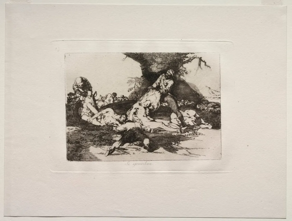 The Horrors of War: They Make Use of Them, by Francisco Goya, 1815