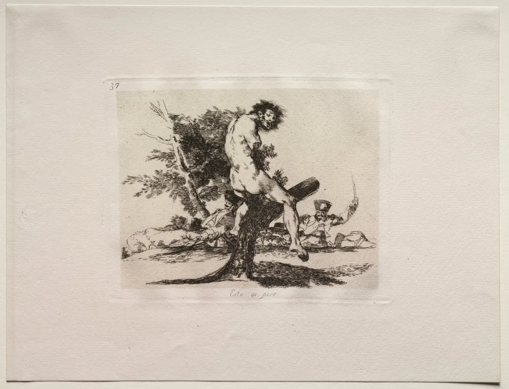 The Horrors of War: This Is Worse, by Francisco Goya, 1815