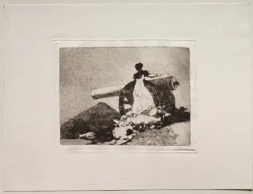 The Horrors of War: What Courage!, by Francisco Goya