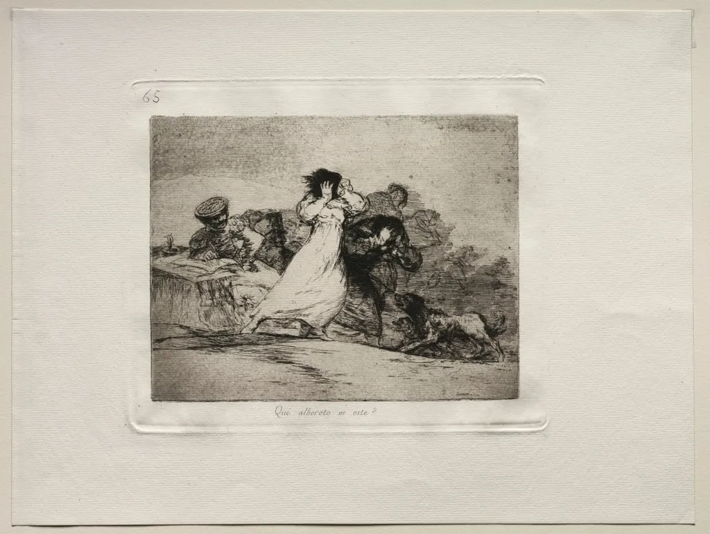 The Horrors of War: What is this Hubbub?, by Francisco Goya, 1815