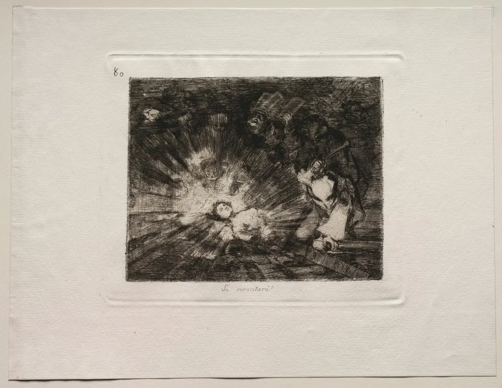 The Horrors of War: Will She Rise Again?, by Francisco Goya, 1815