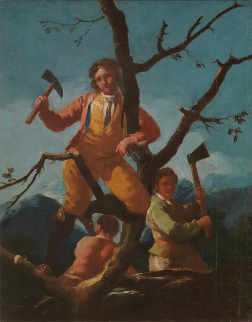 the lumberjacks, by Francisco Goya