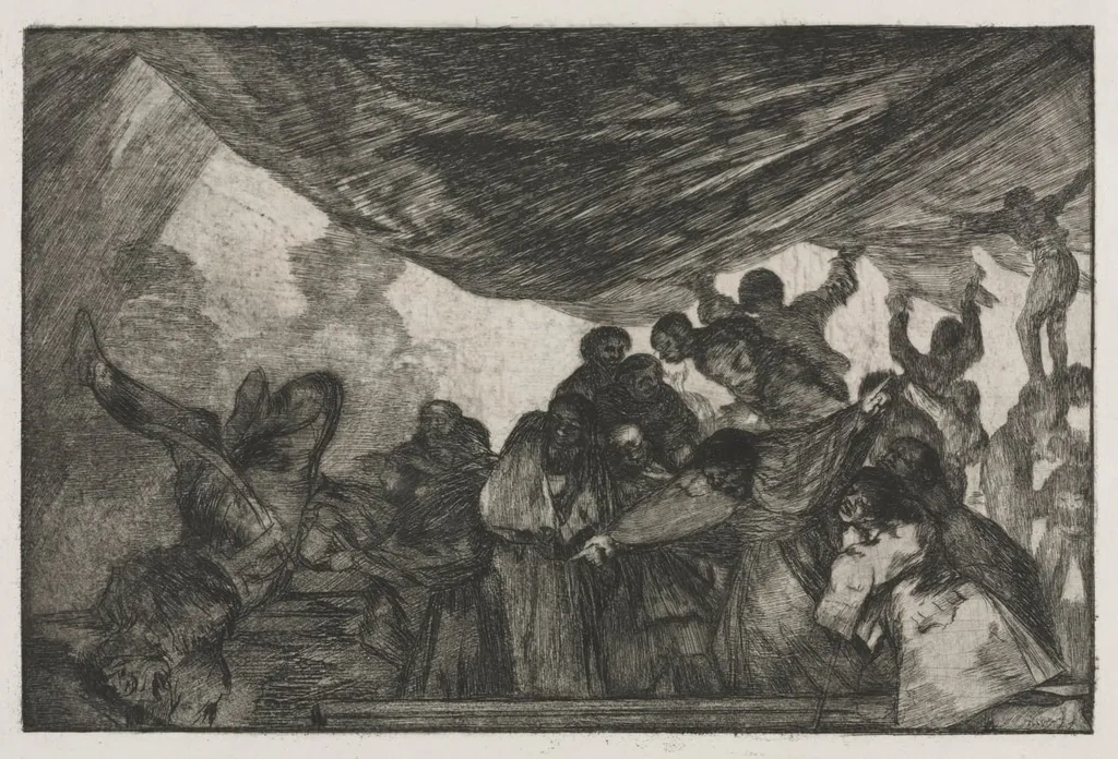 The Proverbs: Clear Folly, by Francisco Goya