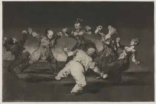 The Proverbs: If Marion Will Dance, Then She Has to Take the Consequences, by Francisco Goya