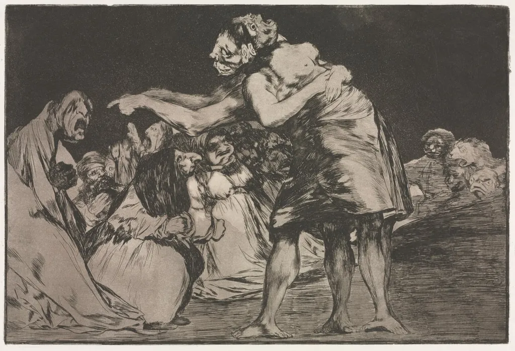 The Proverbs: Matrimonial Folly, by Francisco Goya