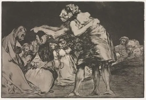 The Proverbs: Matrimonial Folly, by Francisco Goya