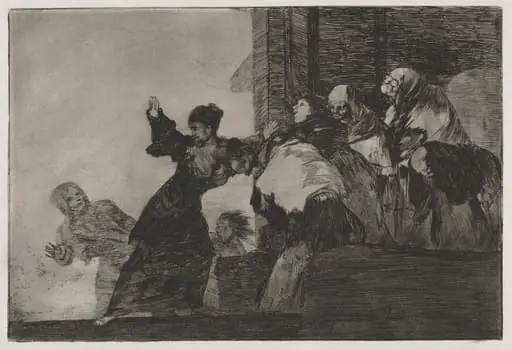 The Proverbs:  Poor Folly, by Francisco Goya