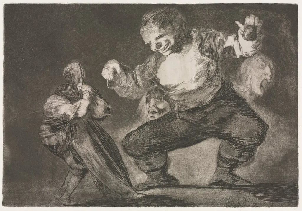 The Proverbs: Simpleton, by Francisco Goya