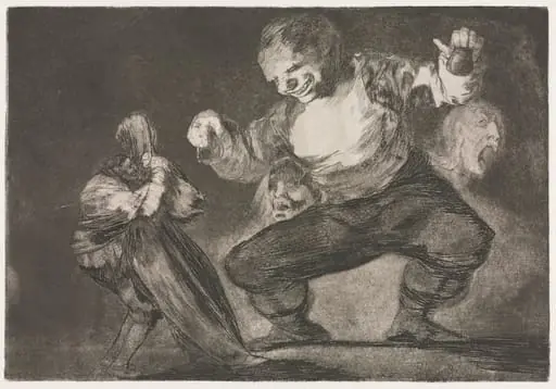 The Proverbs: Simpleton, by Francisco Goya