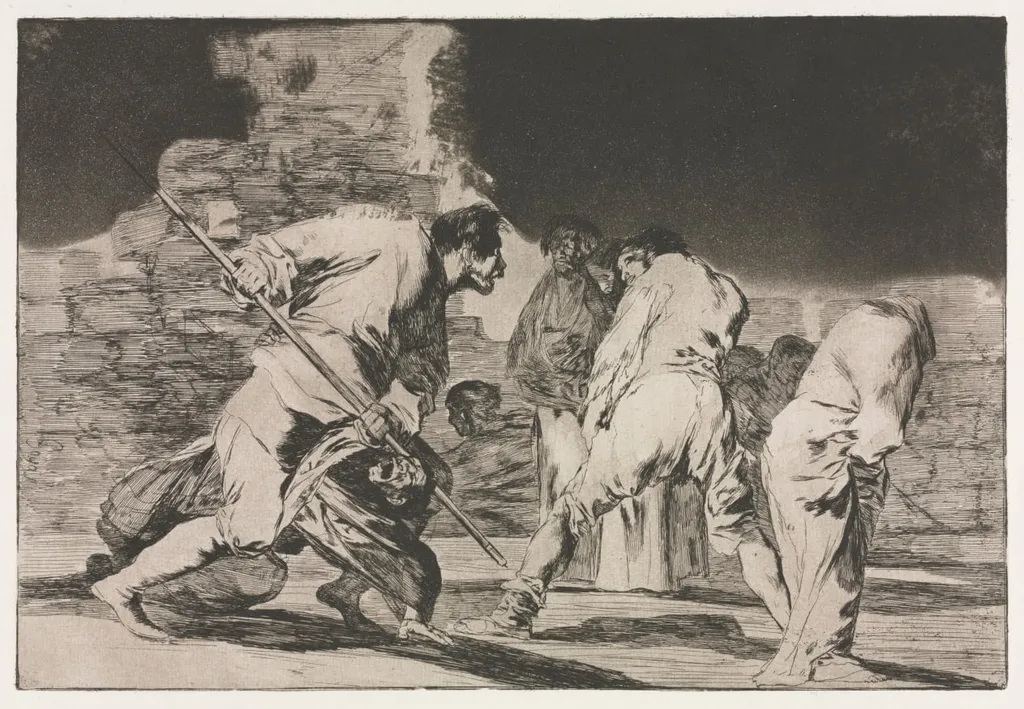 The Proverbs: The Folly of Fury, by Francisco Goya