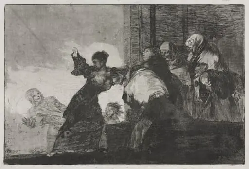 The Proverbs: Two Heads are Better than One or Poor Folly, by Francisco Goya