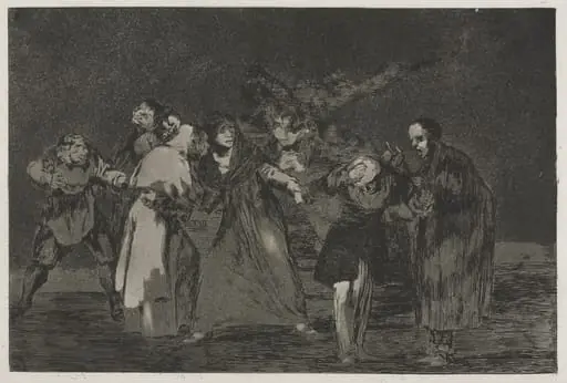 The Proverbs: Wounds Heal Quicker Than Hasty Words, by Francisco Goya