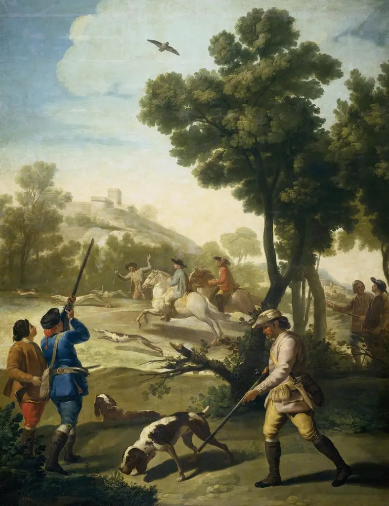 The Quail Shoot, by Francisco Goya