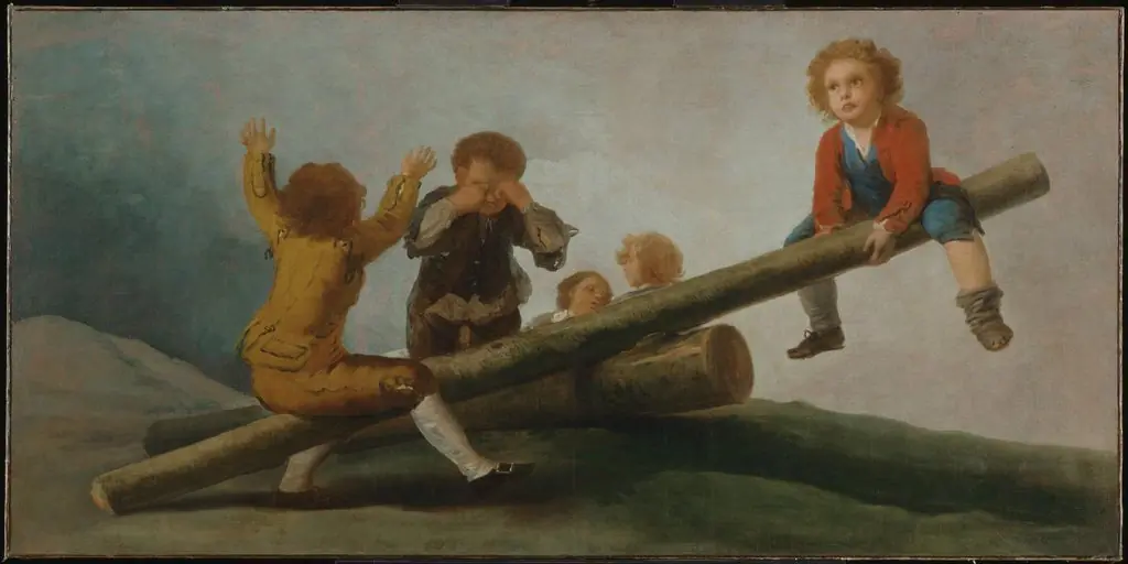 The Seesaw (1791), by Francisco Goya