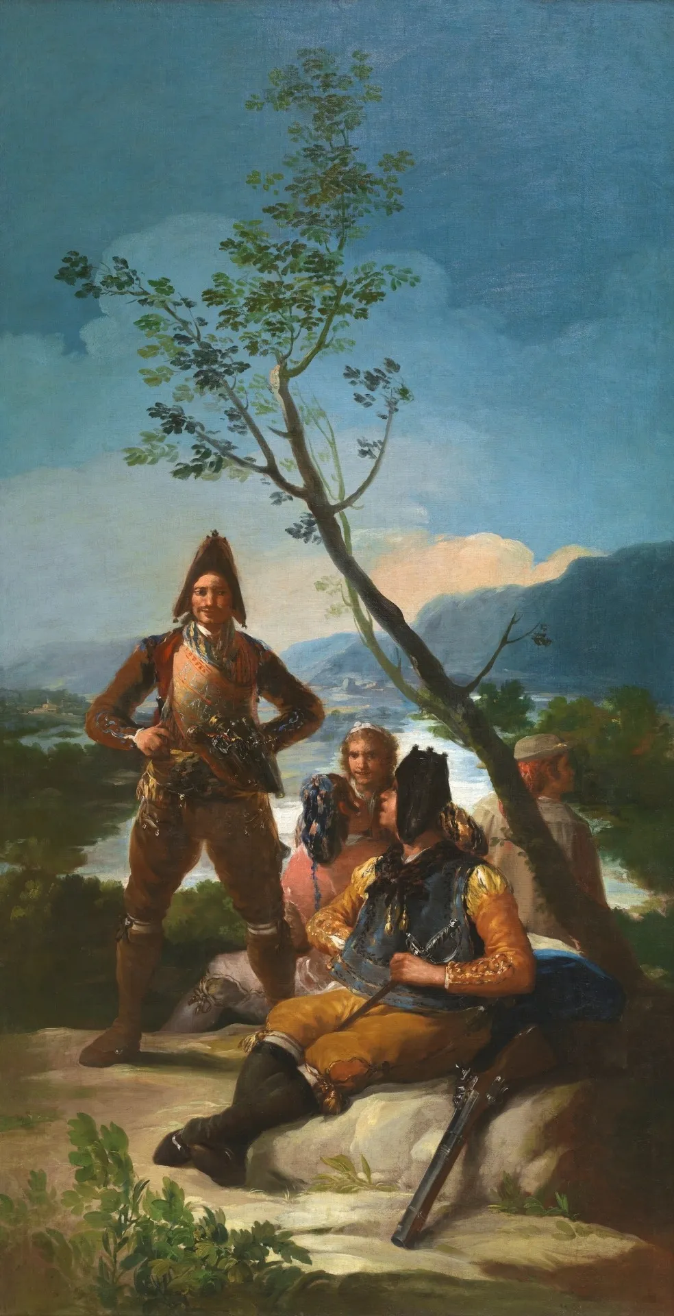 the tobacco guards, by Francisco Goya, oil, 1790