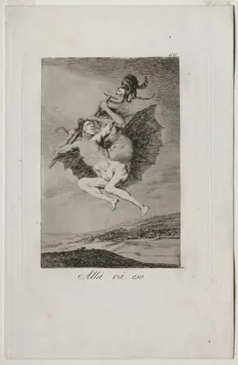 There It Goes, Plate 66, by Francisco Goya
