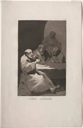 They are Hot, Plate 13, by Francisco Goya