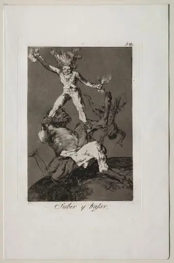 To Rise and to Fall, Plate 56, by Francisco Goya