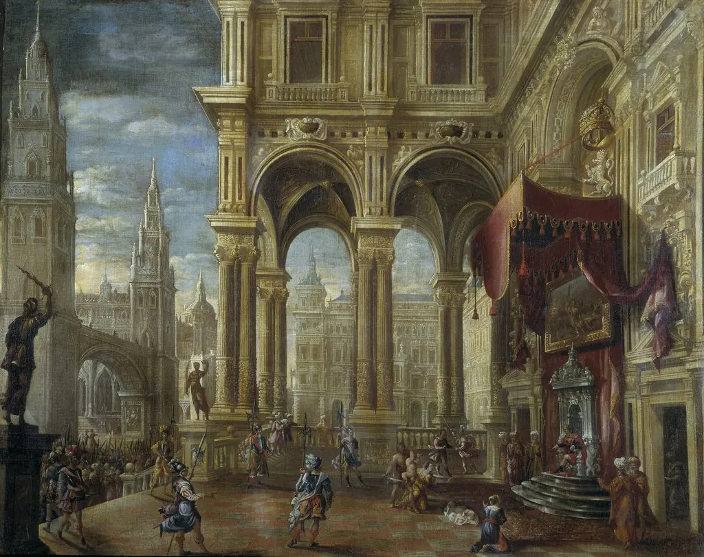 El juicio de Salomón, by Francisco Gutiérrez Cabello