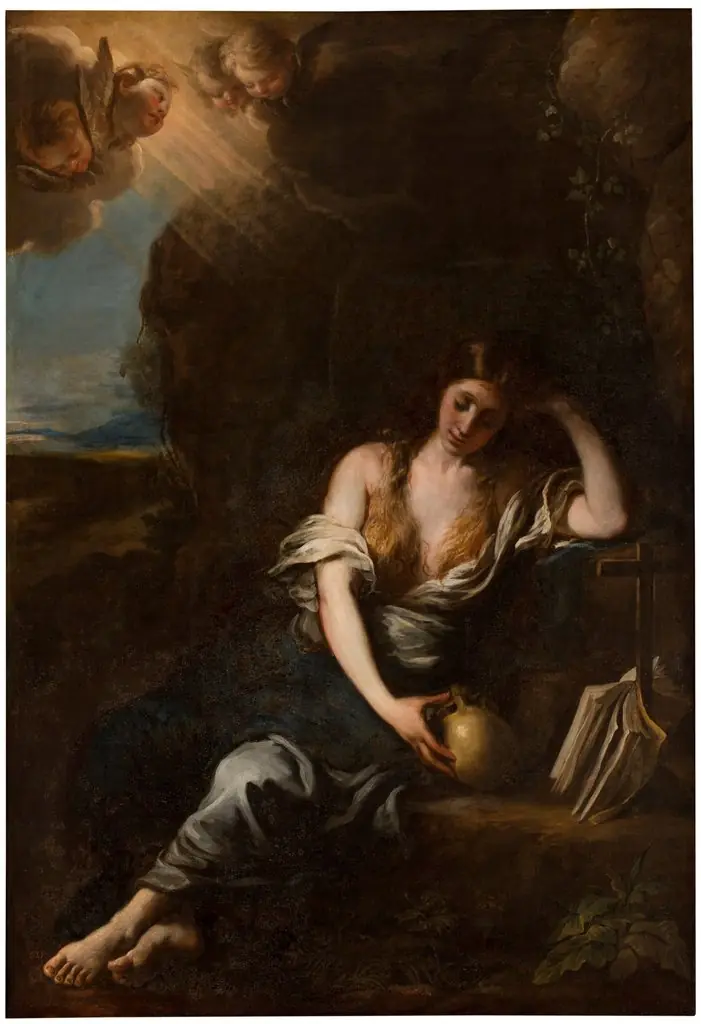 La Magdalena en el desierto, by Francisco Ignacio Ruiz de la Iglesia