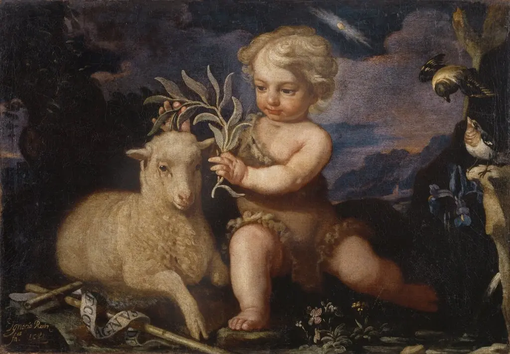 The Infant Saint John the Baptist with the Lamb, by Francisco Ignacio Ruiz de la Iglesia