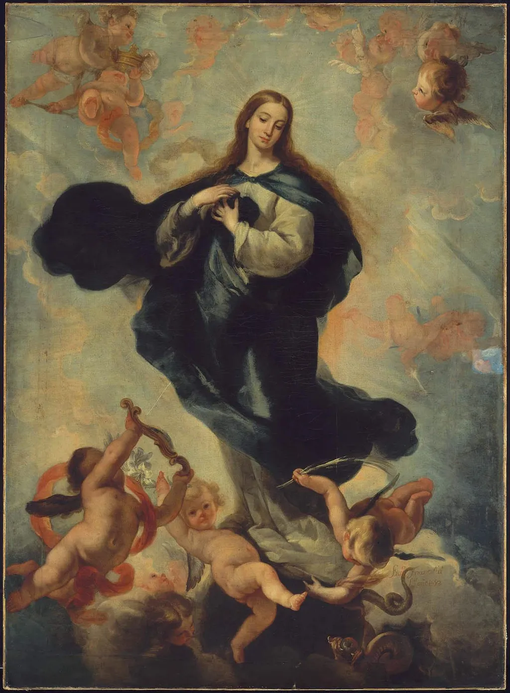 The Virgin of the Immaculate Conception, by Francisco Ignacio Ruiz de la Iglesia, oil, 1692