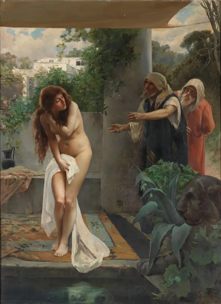 La casta Susana, by Francisco Maura y Montaner