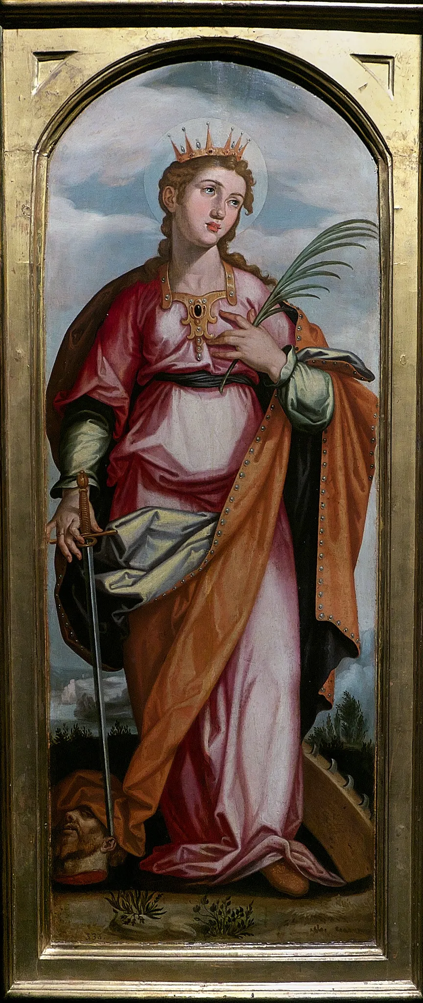 Santa Catalina, by Francisco Pacheco, oil, 1608