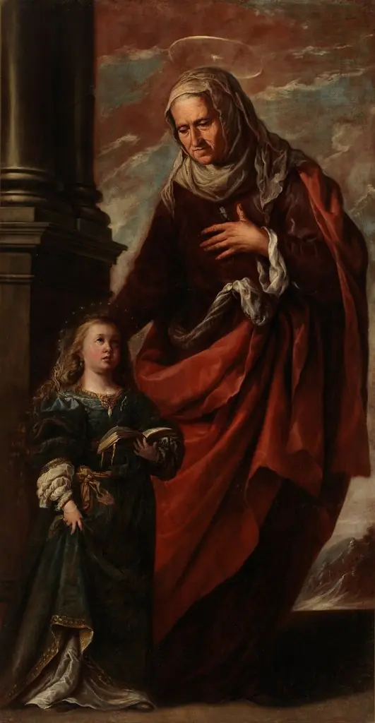 Santa Ana conduciendo a la Virgen, by Francisco Pérez Sierra