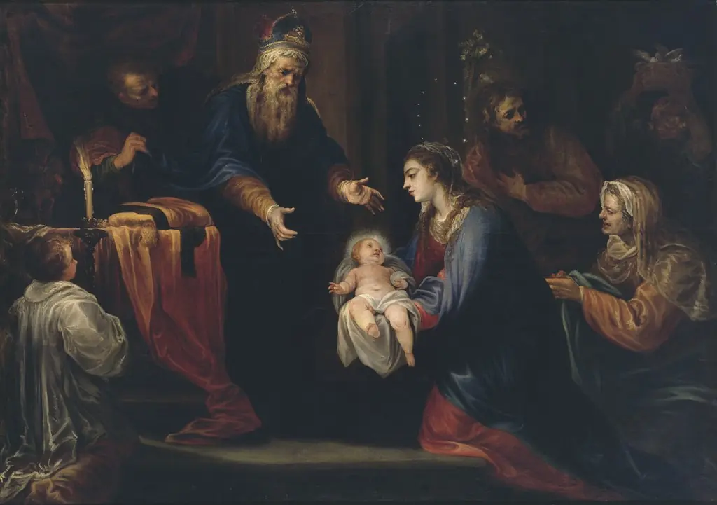 La Presentacion de Jesús en el Templo, by Francisco Rizi