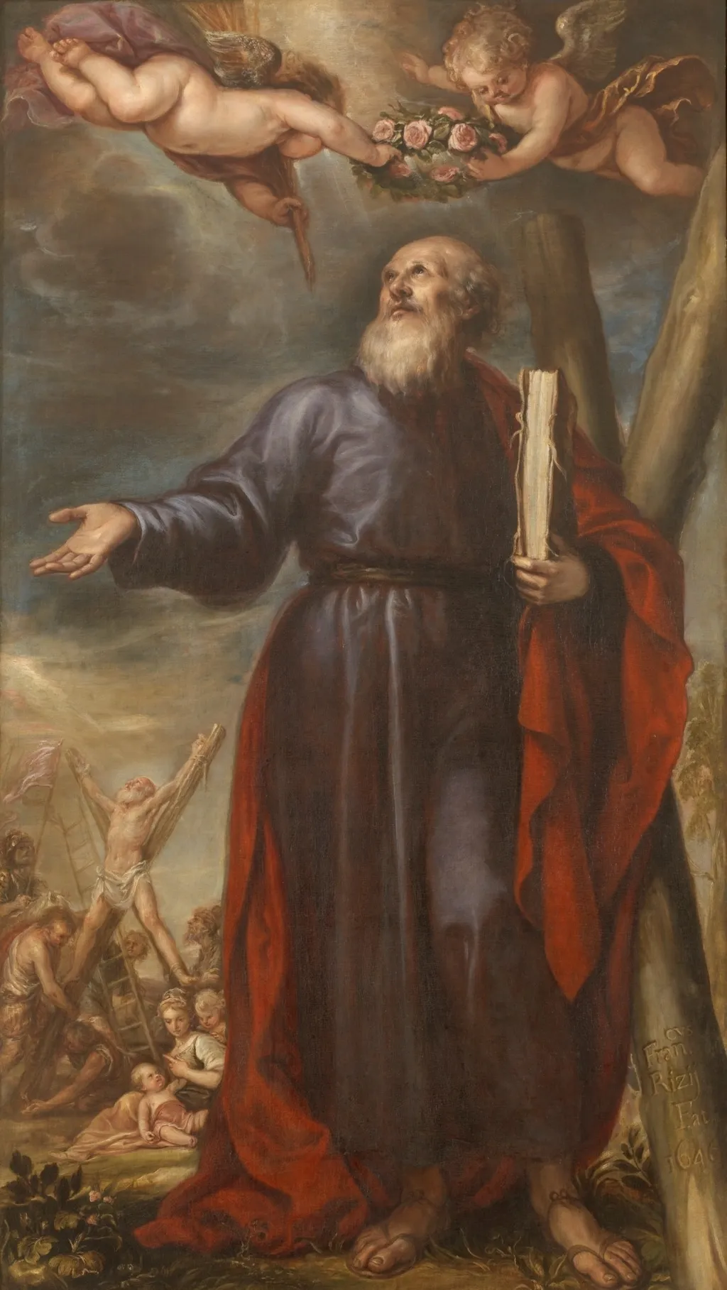 S. Andrew, by Francisco Rizi, oil, 1646