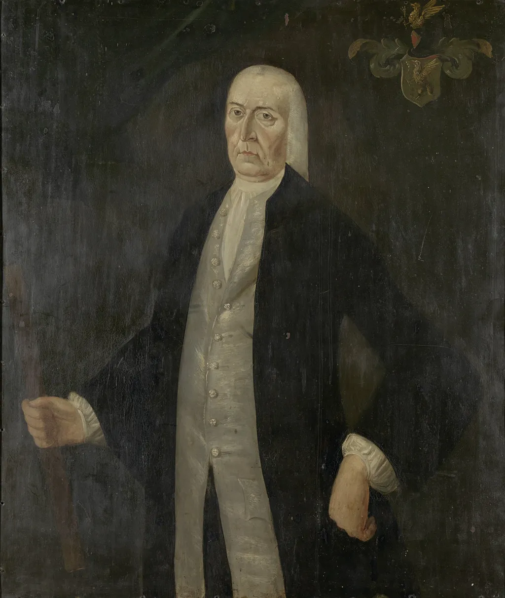Portrait of gouverneur-generaal Jeremias van Riemsdijk, by Franciscus Josephus Fricot, oil, 1775