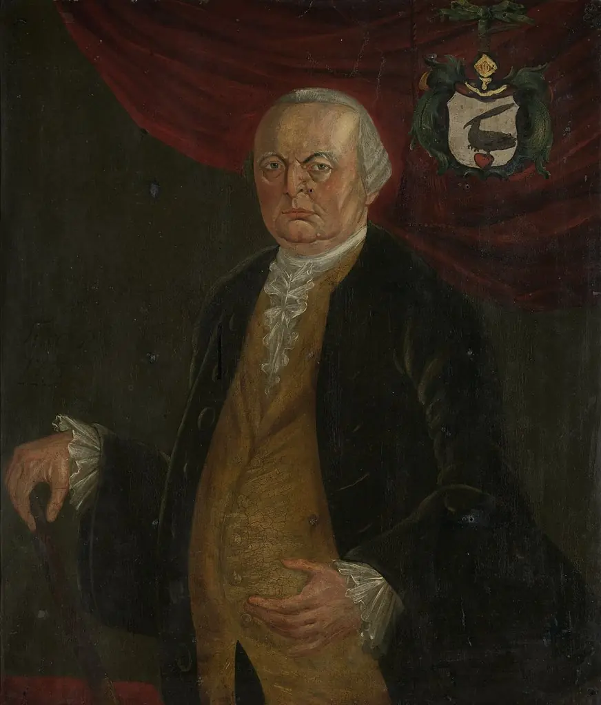 Portrait of Reinier de Klerk (1710-80), Gouverneur-generaal (1777-80), by Franciscus Josephus Fricot