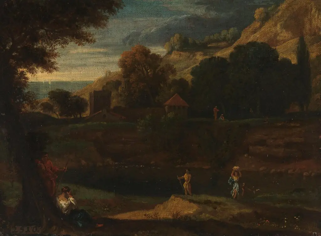 Klassische Landschaft (Umkreis), by Francisque Millet