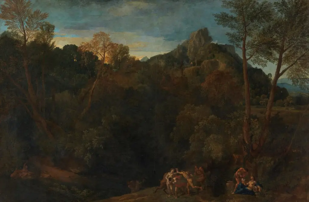 Landschaft, by Francisque Millet
