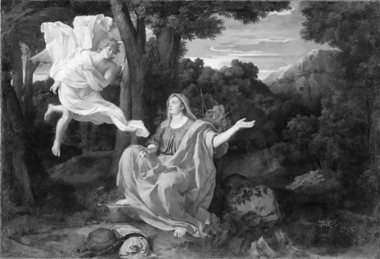 The Angel and Hagar, by Francisque Millet