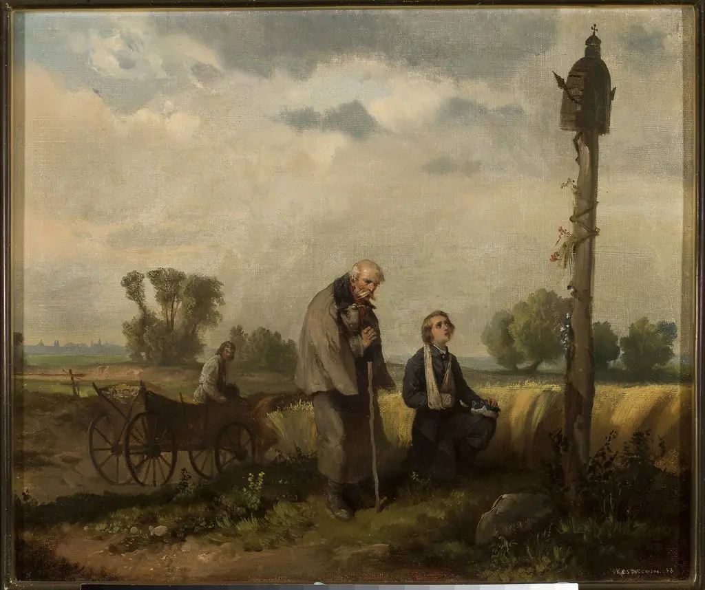 Son's return (insurgent), by Franciszek Kostrzewski