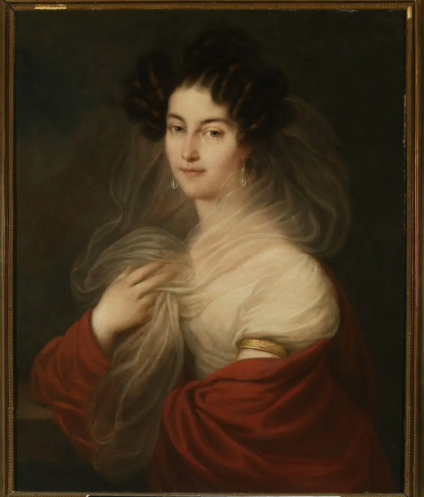 Portrait of Celina Radziwiłł née Sulistrowska (1805–1836), by Franciszek Ksawery Lampi