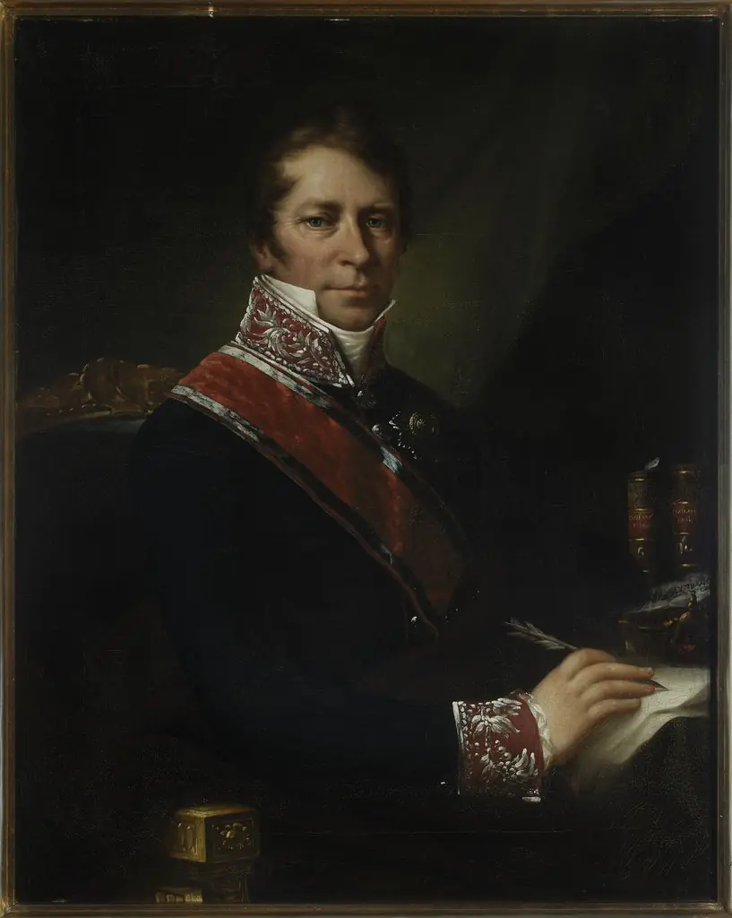 Portrait of Ksawery Potocki, by Franciszek Ksawery Lampi