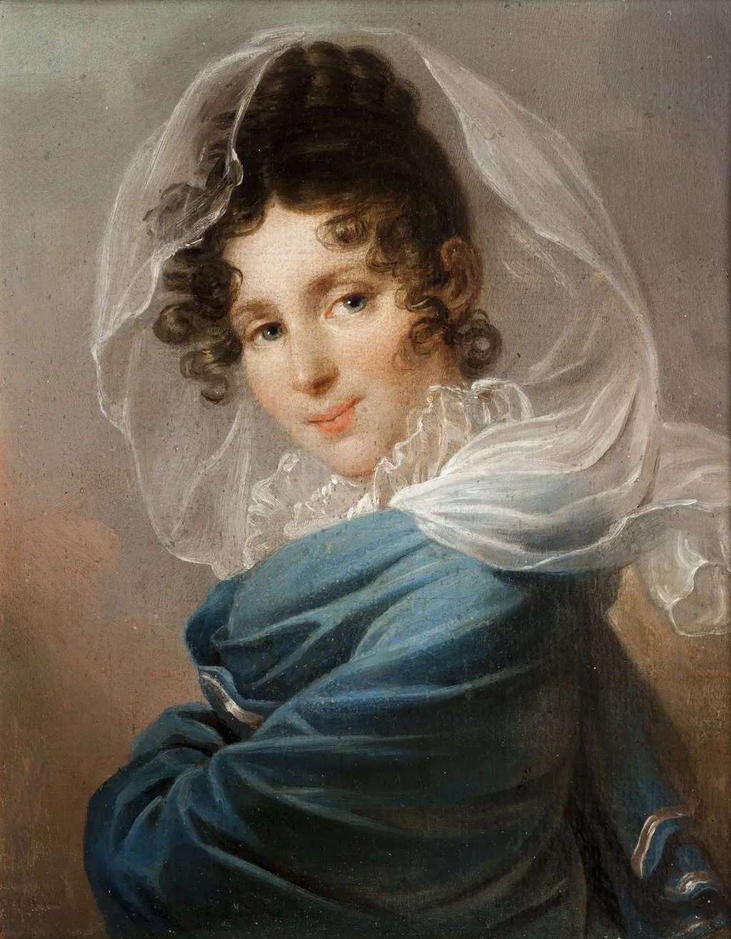 Portrait of Tekla Osławska, by Franciszek Ksawery Lampi, oil, 1817
