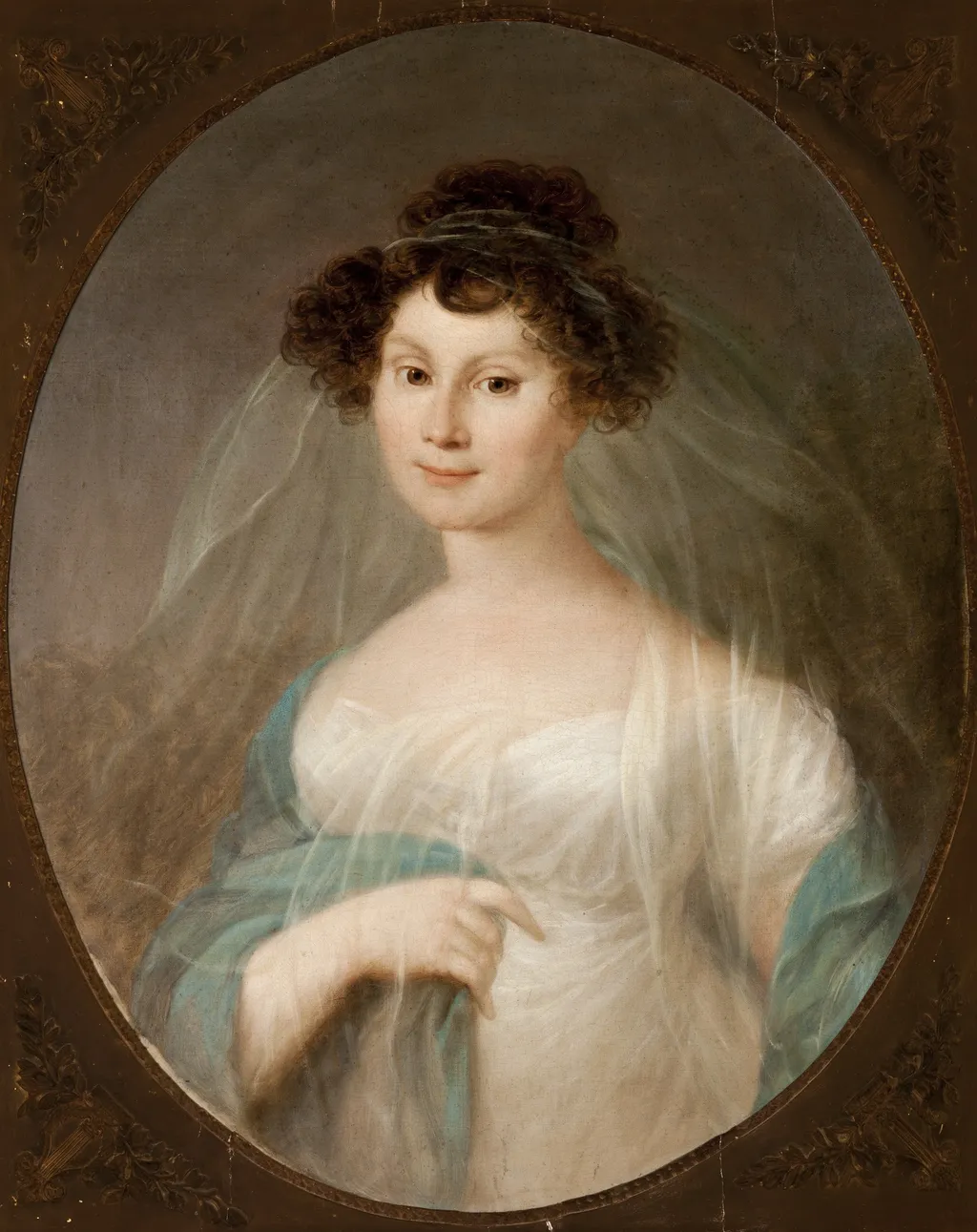 Portrait of Teresa Woydzina née Kuźnicz, Wife of the President of Warsaw, by Franciszek Ksawery Lampi, oil, 1820