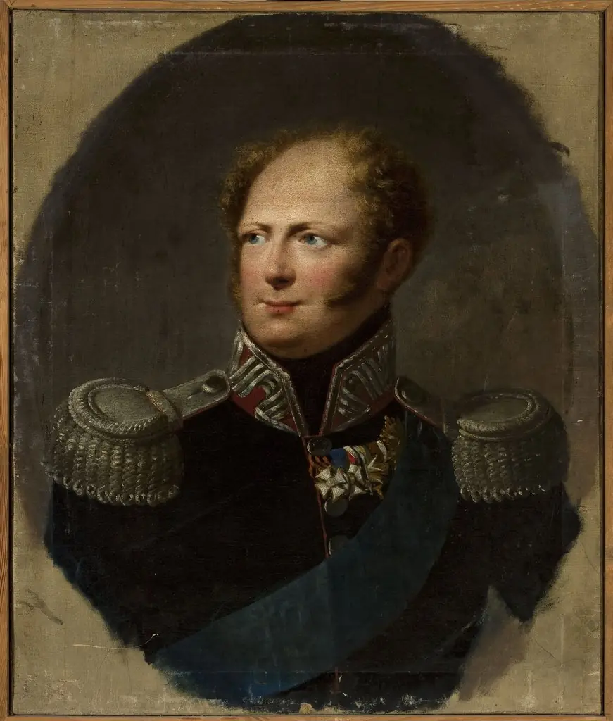 Portrait of Tsar Alexander I, by Franciszek Ksawery Lampi