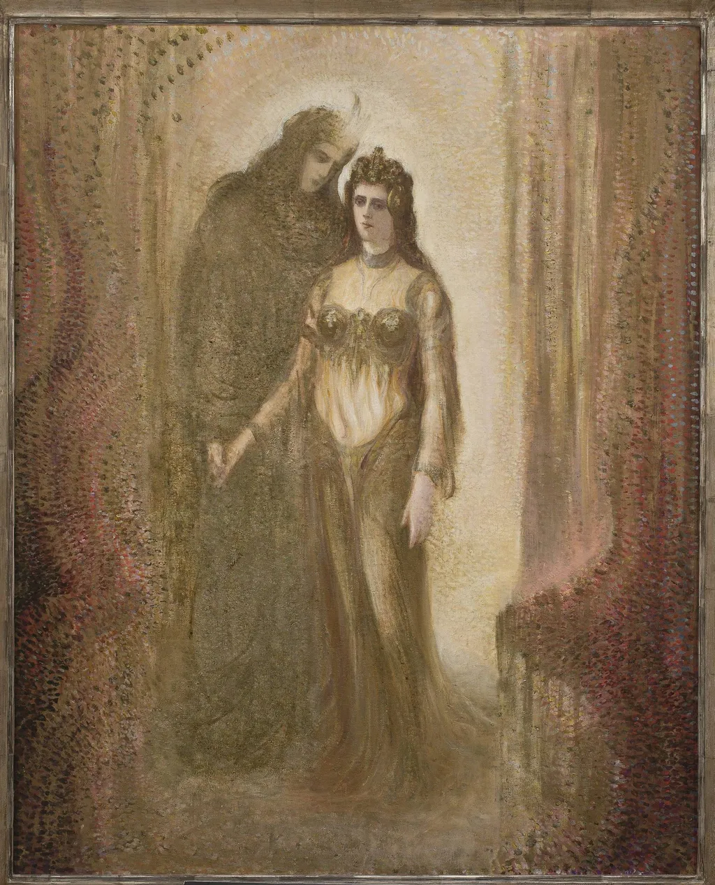 Dream, by Franciszek Siedlecki, oil, 1900