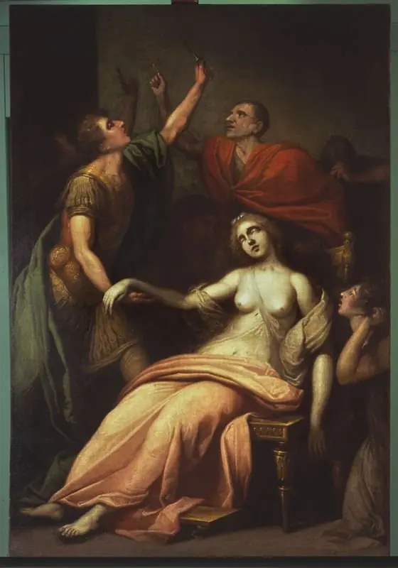 Death of Lucretia, by Franciszek Smuglewicz