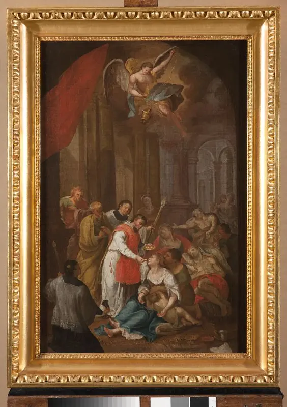 Saint Charles Borromeo attending to the ill, by Franciszek Smuglewicz