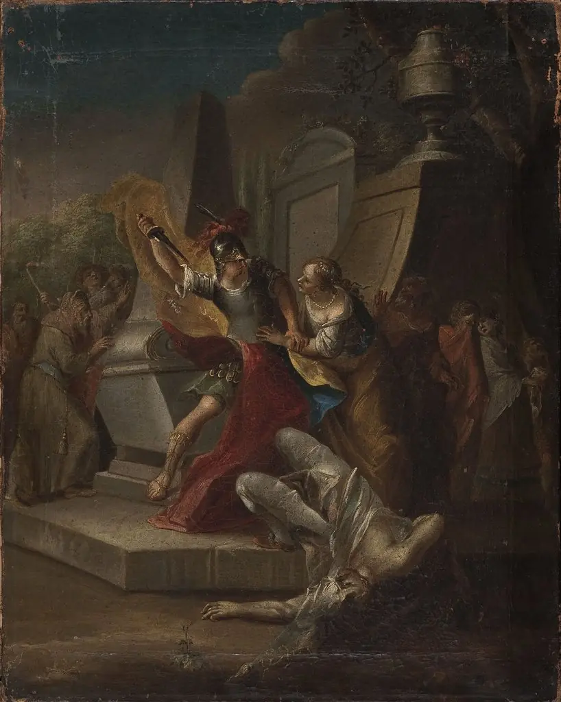 Scene of the crime, by Franciszek Smuglewicz