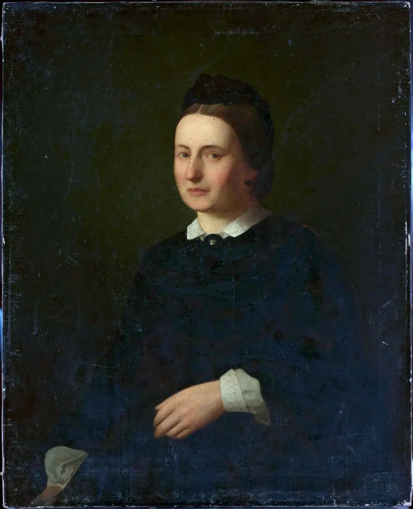 Portrait of Antonina Bałutowska née Massalska, by Franciszek Tepa