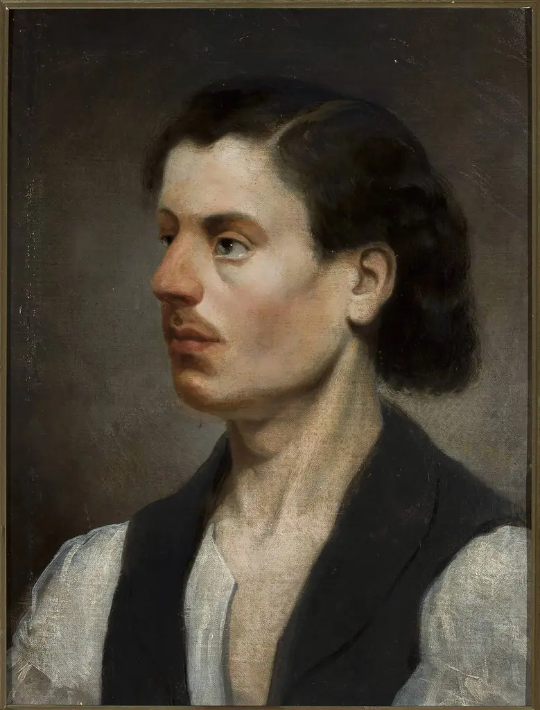 Self-portrait, by Franciszek Tepa